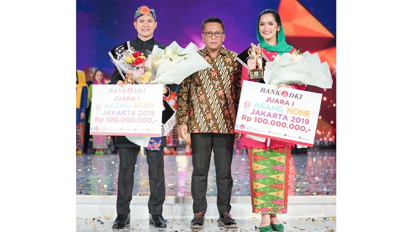 Bank DKI Serahkan Hadiah Rp200 Juta kepada Finalis Abang None Jakarta - Bagian 2
