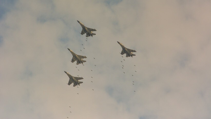 Aksi Pesawat Tempur Sukhoi TNI AU Ikuti Latihan Angkasa Yudha 2019 - Bagian 1