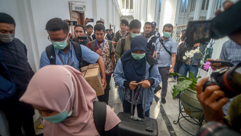 KPK Geledah Ruang Kerja Sekda Jabar Terkait Kasus Suap Meikarta