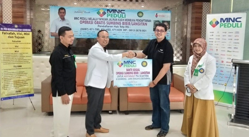 MNC Peduli dan RS PKU Muhammadiyah Gelar Operasi Bibir Sumbing di Gombong