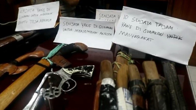 Polisi Tetapkan 16 Tersangka Penyerangan Anggota Polsek Ulu Musi Empat Lawang