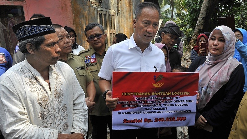 3 Warga Banten Jadi Korban Gempa Magnitudo 7,4, Mensos Janji Bantu Ahli Waris