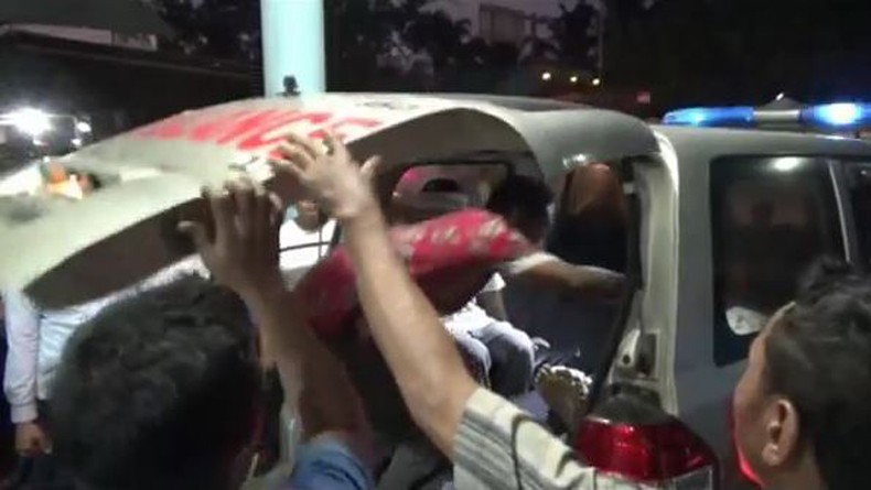 Truk Pengangkut Bahan Bangunan Terbalik di Jalinsum Serdang Bedagai, 3 Tewas