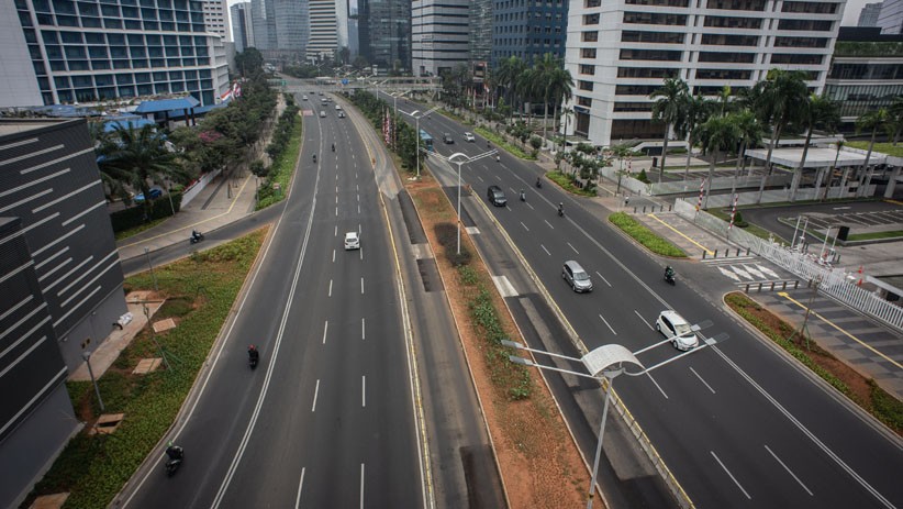 Libur Idul Adha, Jalan Protokol Jakarta Lengang - Bagian 1