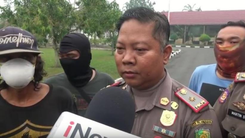 Dibayar Rp100.000, Pelaku Pembakar Lahan Ditangkap Satpol PP Palangka Raya