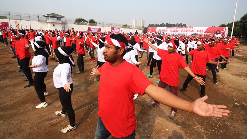 Serentak Menari Kolosal, 200.000 Warga Binaan Pecahkan Rekor MURI - Bagian 2