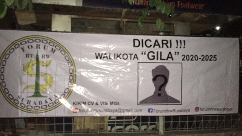 title Forum RT/RW Surabaya Bikin Sayembara Mencari Calon Wali Kota Gila Forum RT/RW Surabaya Bikin Sayembara Mencari Calon Wali Kota Gila