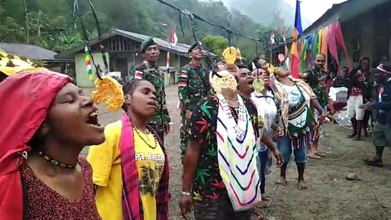 Peringati HUT RI, Kepala Suku Opitawak: Cinta Kami ke Indonesia Harga Mati