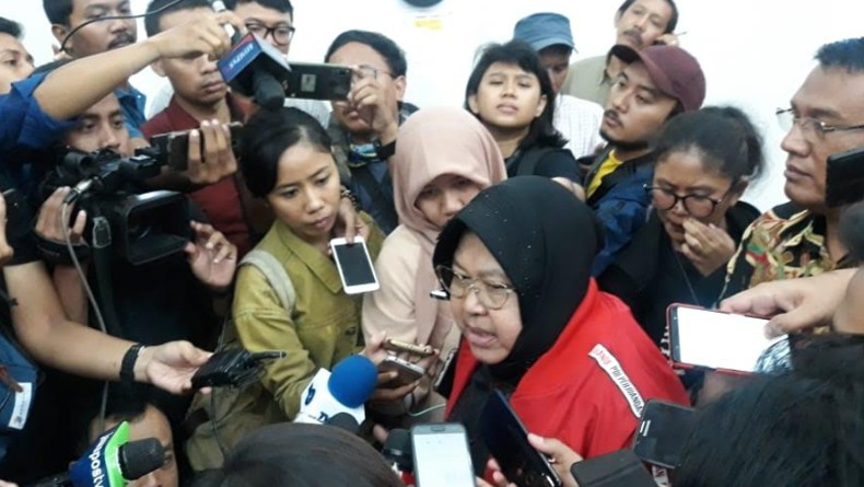 Risma Bantah Ada Pengusiran Mahasiswa Papua di Surabaya