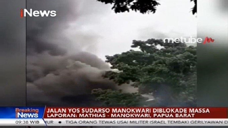 Aksi Massa di Manokwari, Gedung DPRD Papua Barat Dibakar
