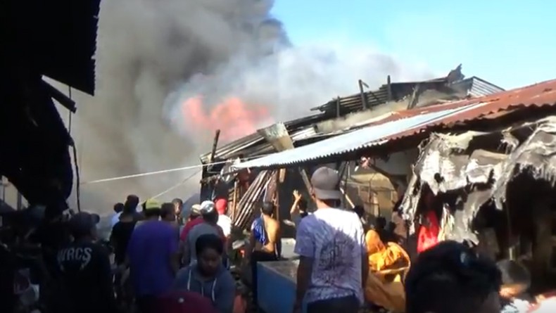 Ratusan Kios di Pasar Serasi Kotamobagu Ludes Terbakar, Kerugian Miliaran Rupiah