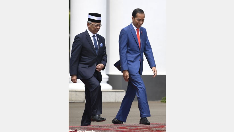 Presiden Jokowi Sambut Raja Malaysia di Istana Bogor - Bagian 3