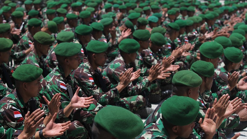 Momen Kepulangan Prajurit TNI AD usai Bertugas Jaga Perbatasan RI-PNG - Bagian 2