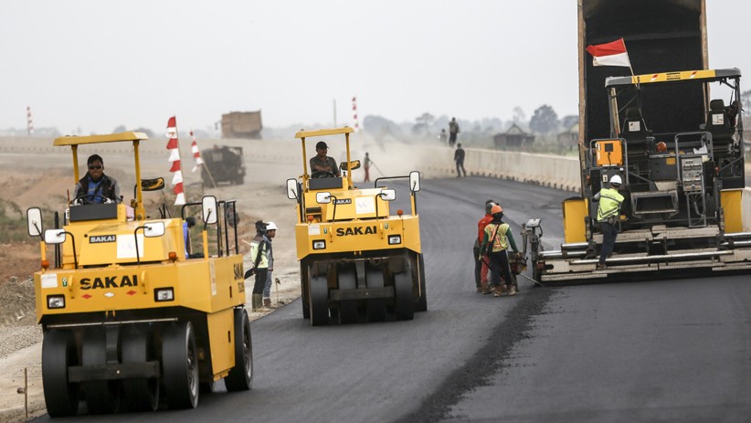Melihat Progres Pembangunan Jalan Tol Trans Sumatera Kapal Betung