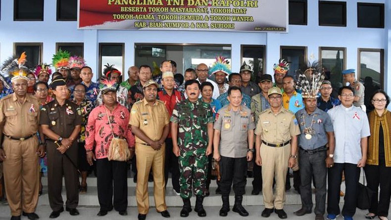 Tatap Muka dengan Tokoh Papua, Panglima TNI: Tidak Boleh Ada Rasis di Negeri Ini