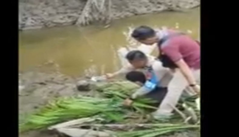 Geger, Tengkorak Kepala Manusia Ditemukan di Pinggir Sungai Sungsang Banyuasin