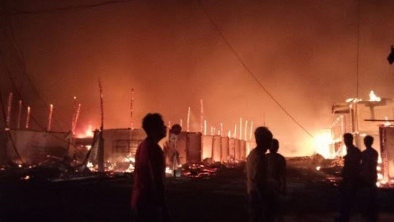 Cekcok dengan Istri, Pria di Mamuju Tengah Jadi Penyebab Kebakaran Pasar Topoyo