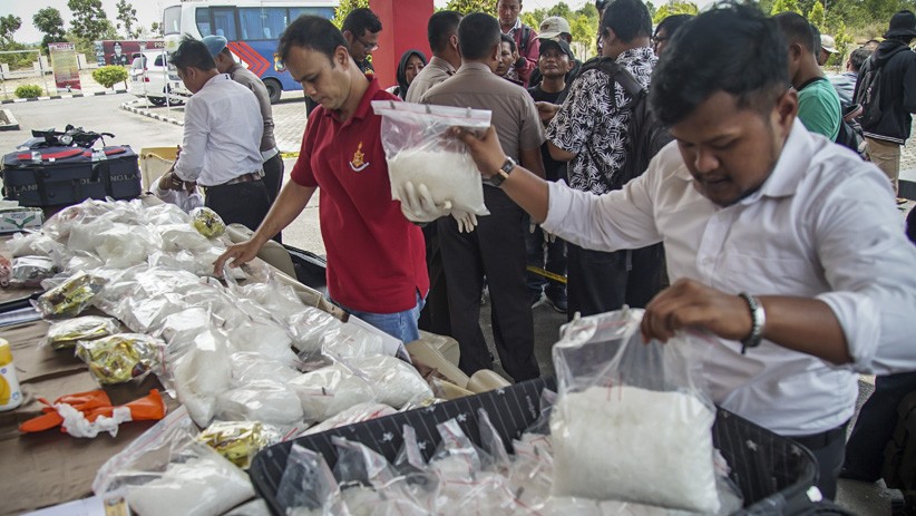Polres Bintan Amankan 118 Kg Sabu asal Malaysia - Bagian 2