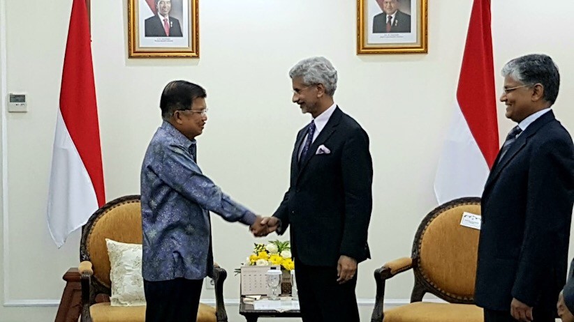 Wapres JK Bertemu Menlu India Membahas Peningkatan Kerja Sama - Bagian 2