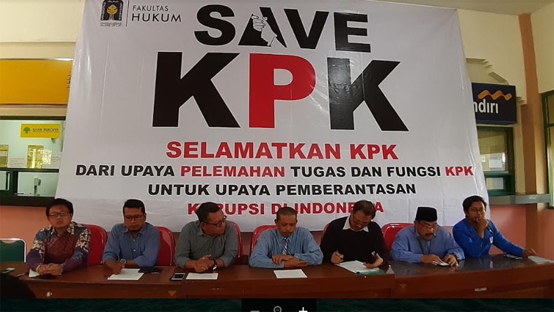 Galang Tanda Tangan, UII Surati Presiden dan DPR Tolak Revisi UU KPK