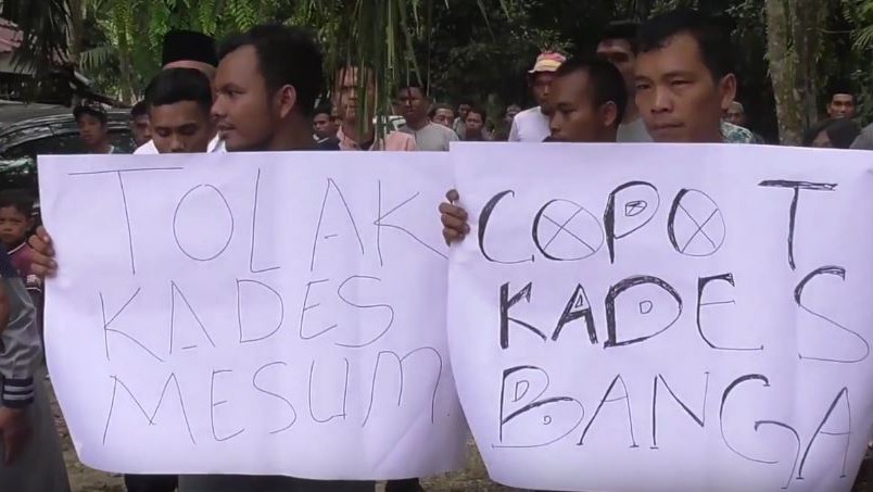 Video Mesum Kades di Labusel Beredar Luas, Warga Demo dan Desak Mundur