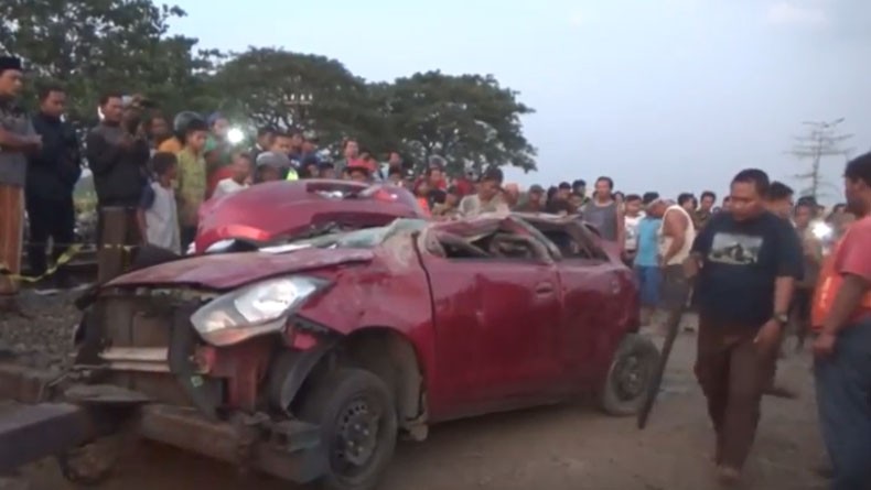 Kronologi Kecelakaan KA Rapih Doho Tabrak Datsun di Jombang, 4 Orang Tewas