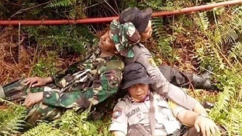 20 Personel Satgas Karhutla di Kobar Kalteng Terpapar Zat Monoksida