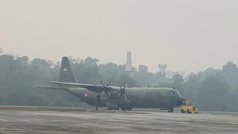 Mabes TNI Siagakan 2 Pesawat TMC untuk Tambahan Pemadaman Karhutla