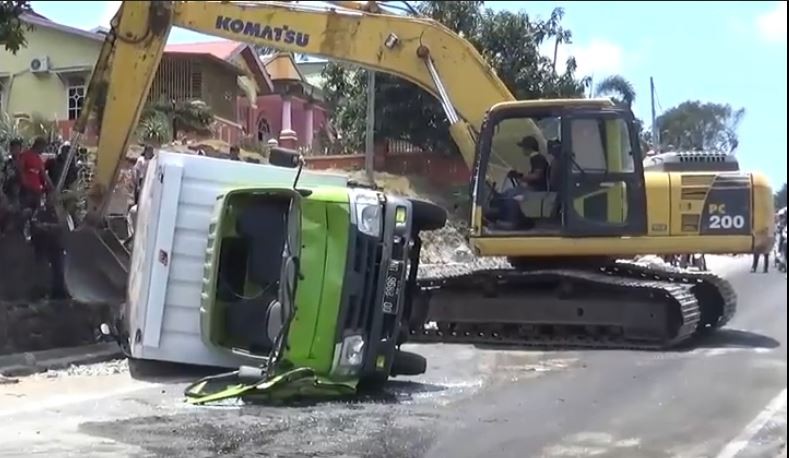 Kecelakaan Beruntun di Pinrang Sulawesi Selatan, 1 Korban Tewas
