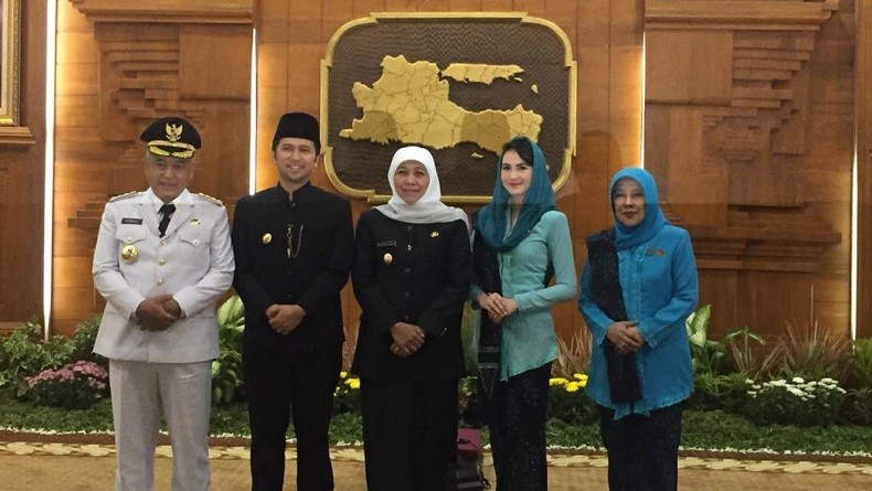 Sanusi Resmi Bupati Malang, Khofifah: Pengentasan Kemiskinan Harus Jadi Fokus