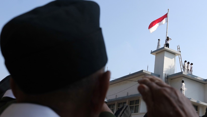 Aksi Teatrikal Peristiwa Perobekan Bendera Belanda di Surabaya - Bagian 2