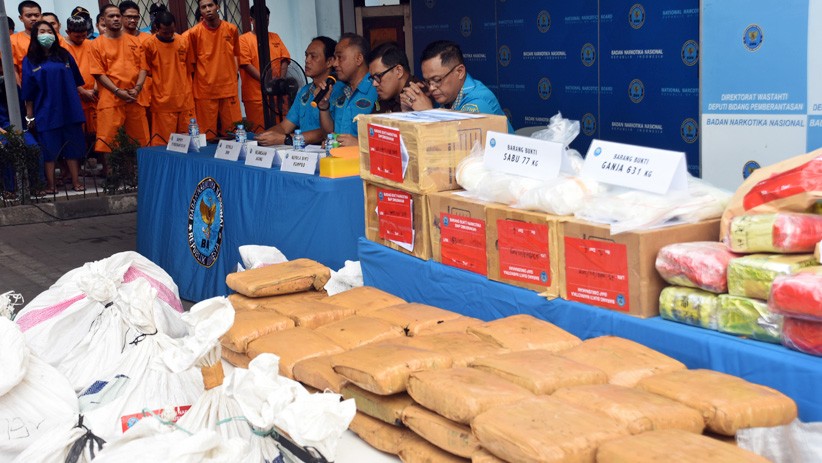 BNN Musnahkan Barang Bukti Sabu Seberat 77 Kilogram - Bagian 2