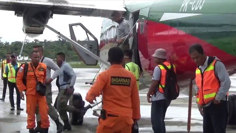 Kabut Tebal, Tim SAR Batal ke Lokasi Penemuan Pesawat Twin Otter di Timika Papua