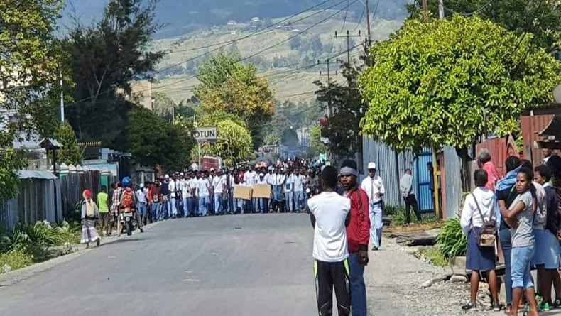 Buntut Demonstrasi Anarkistis, Bandara Wamena Ditutup