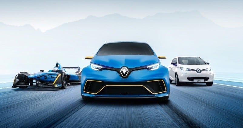 Kecepatan Mobil  Listrik Renault  Zoe e Sport  Setara Sport  