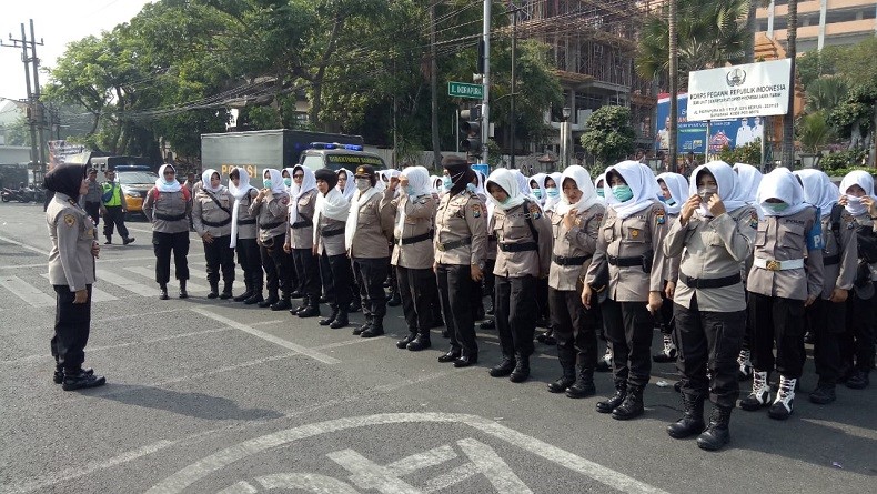 Demo Surabaya, Polisi Amankan 4 Provokator Aksi Massa, Satu Orang Berstatus Pelajar