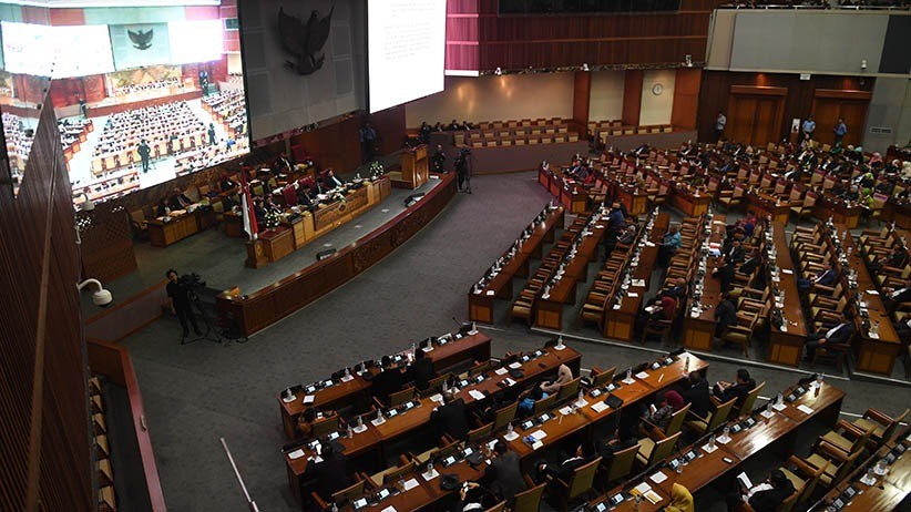 Begini Suasana Sidang Paripurna Terakhir DPR Periode 2014-2019 - Bagian 3