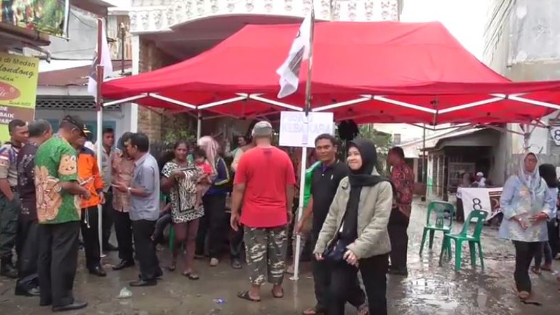 Bantu 385 Korban Kebakaran di Medan, BPBD Bangun Posko Penampungan dan Kesehatan