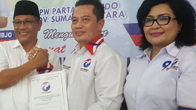 Akhyar Nasution Mendaftar Jadi Bakal Calon Wali Kota Medan di Partai Perindo Sumut