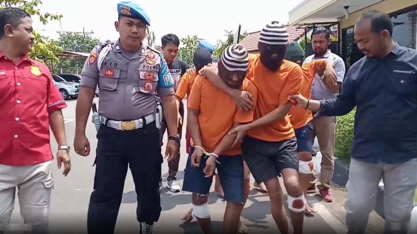 Polisi Tembak 6 Pelaku Curanmor di Indramayu, 15 Motor Curian Diamankan