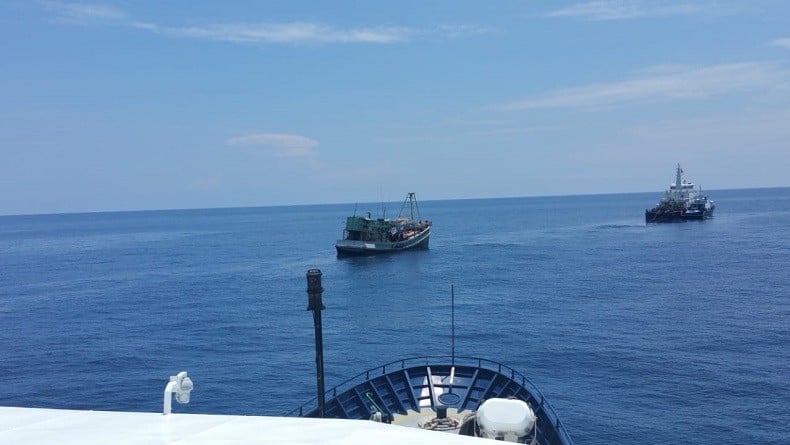 Jaring Ikan di Laut Natuna, 2 Kapal Vietnam Ditangkap TNI AL