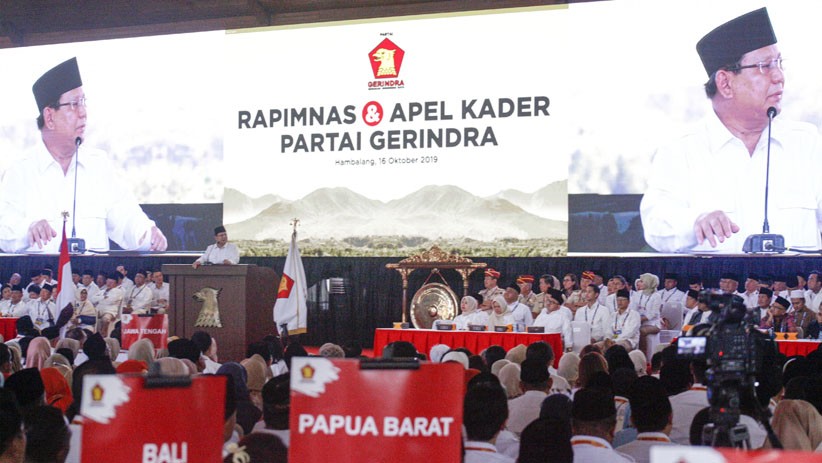 Prabowo Sampaikan Sikap Politik Partai Gerindra saat Rapimnas - Bagian 2