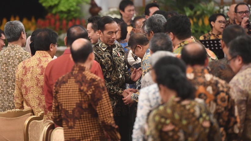 Momen Perpisahan Presiden Jokowi dengan Wapres JK dan Menteri Kabinet Kerja - Bagian 5