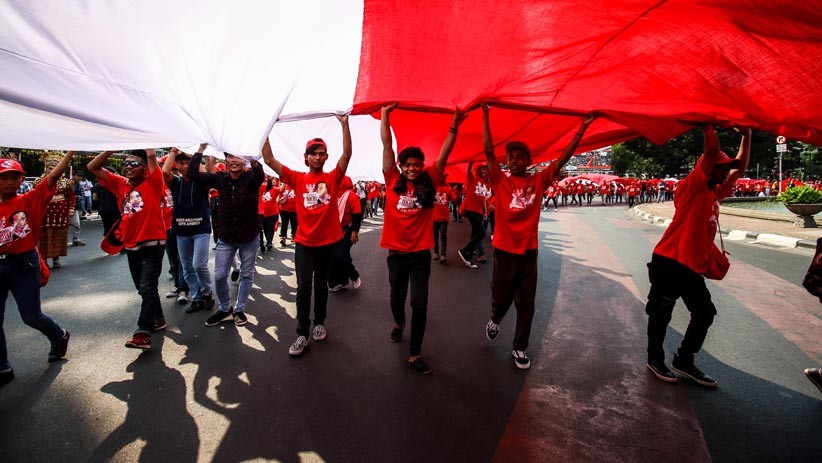 Pesta Rakyat Sambut Presiden Jokowi dan Wakil Presiden Ma'ruf Amin - Bagian 1
