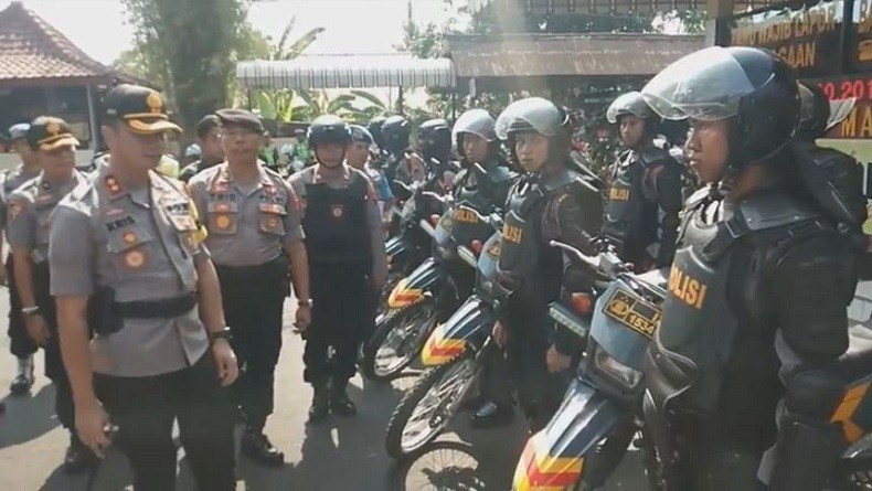 Detik-Detik Pelantikan Presiden, Polres Pemalang Kerahkan Seluruh Personel untuk Pengamanan Daerah
