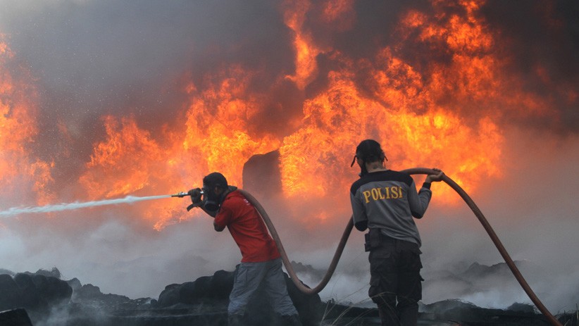 Melihat Upaya Satgas Karhutla Berjibaku Padamkan Kobaran Api di Kalsel - Bagian 2