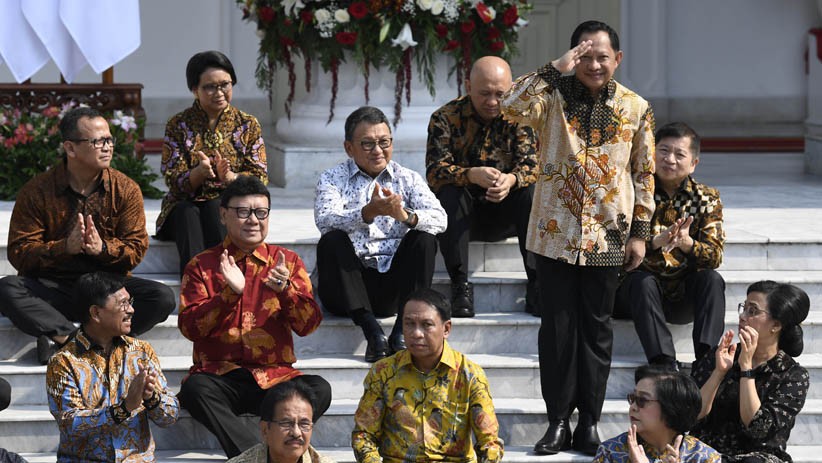 Foto-Foto Menteri Kabinet Indonesia Maju Ucap Sumpah Jabatan - Bagian 3