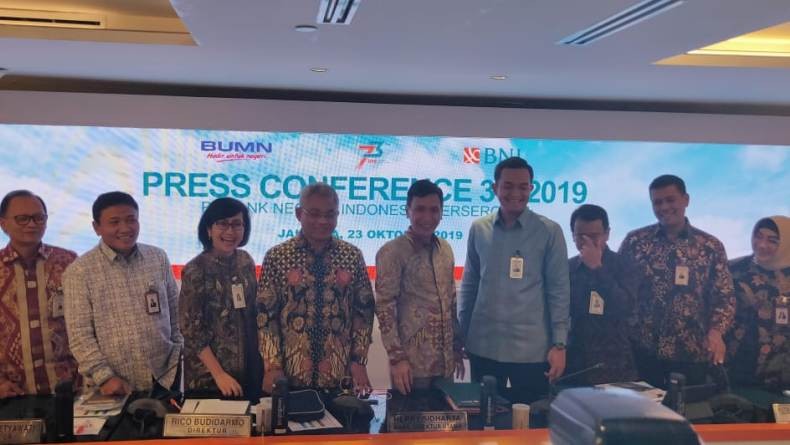 BNI Raih Laba Bersih Rp12 Triliun pada Kuartal III-2019