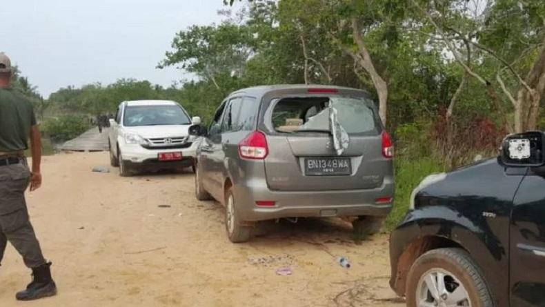 10 Mobil Dinas Pemprov Bangka Belitung Dirusak saat Penertiban Tambang Timah Ilegal