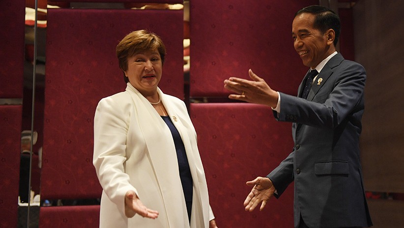 Presiden Jokowi Gelar Pertemuan Tertutup dengan Direktur Pelaksana IMF - Bagian 1